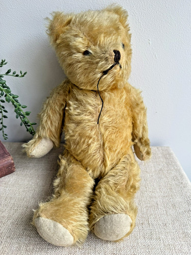 Vintage musical mohair teddy - vintage,