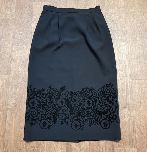 Vintage skirt 1970s black - vintage,