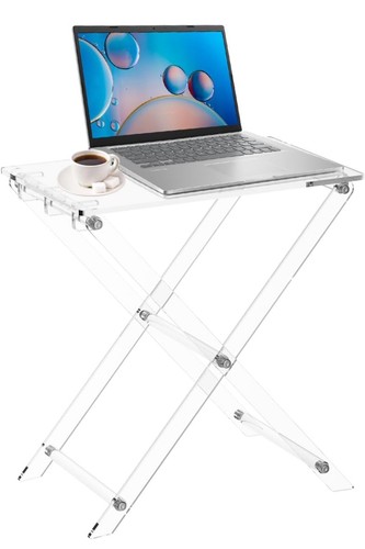 Acrylic folding tray table - folding,
