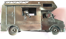 WINE HOLDER  CARVANETTE An Unusual Metal Bottle Holder Of A Camper Van With Dog