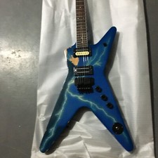 Hot Sale Factory Aged Dimebag Darrell The Dean From Hell Blue Electric Guitar Fs