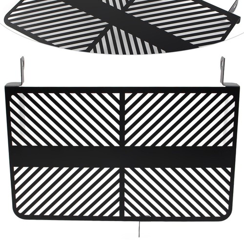 Black radiator grille guard - radiator,