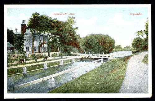 Sonning lock the river - the,