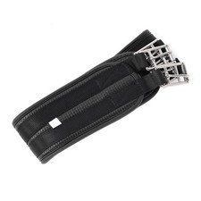 English Chafeless Girth Stainless Steel Buckle PU Leather Anti Slip Curved