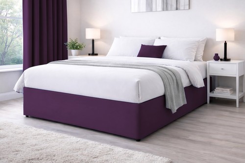Bed valance elasticated divan - bed,
