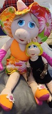 The Muppet Show Miss Piggy 22 inch in Tropical Dress Plush X 2 Dolls