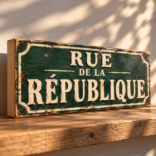 Rue republique french - de,