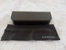 Used - Kangol black glasses / sunglasses case & cloth des 2- proceeds to charity