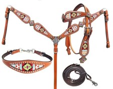 Leather Western Tack Set With