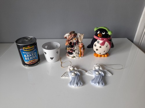 Christmas candle holders and - holders,