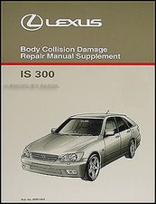 Lexus IS300 SportCross Body Repair Shop Manual 2001 2002 2003 2004 2005 IS 300