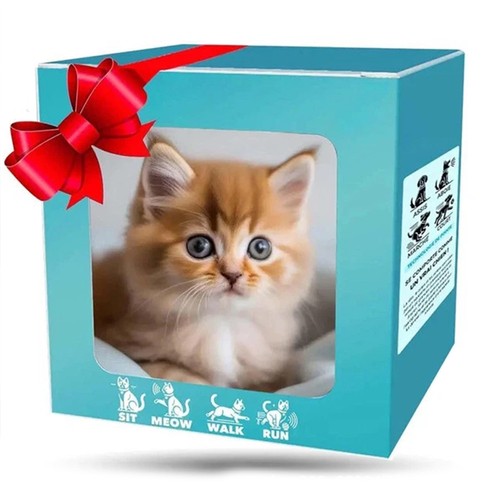 Realistic robot kitty cat - realistic,
