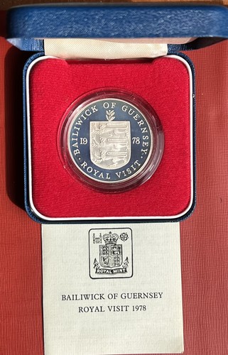 Guernsey 1978 silver - silver, 25