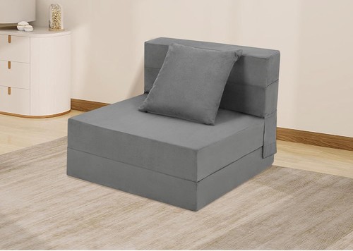Folding sofa bed - bed, pillow