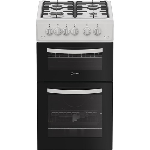 Indesit itg5gmw gas cooker - gas,