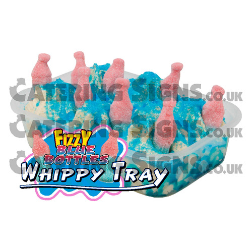 Fizzy blue bottle tray whippy - tray,