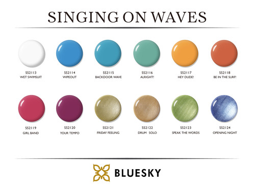 Bluesky gel nail polish spring - bluesky,