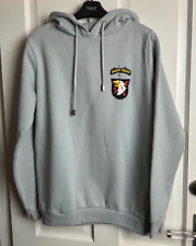 Drop dead uk8 grey hoodie sweatshirt uk8 - has mark on sleeve
