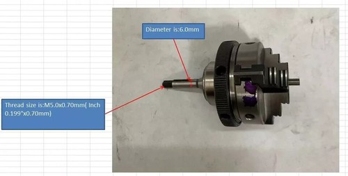 1pc 0mm jaw - self, centring