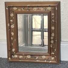 Vintage Mirror Wood Frame