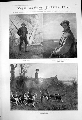 Old print alls well tuke - print, h