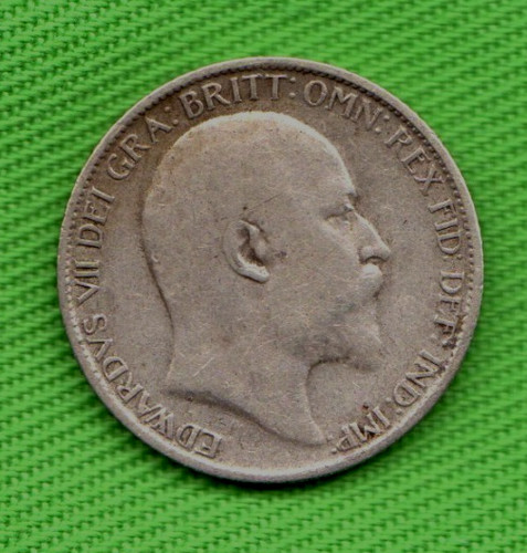 1907 king edward vii - vii, silver