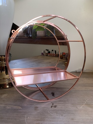 Round rose gold wire - round, shelf