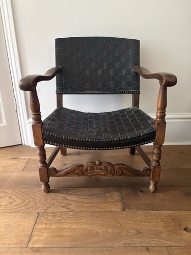 Low chair oak - ,