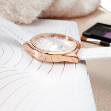 Ladies Watch White Large Dial