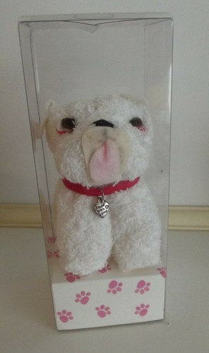 Bulldog novelty flannel dog - bulldog,