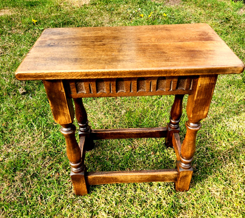 Vintage hand carved natural - hand-carved,