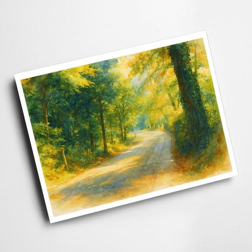 Print forest road east - forest,