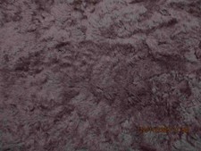 Brown -Part REAL SHEEPSKIN hide - 1cm soft curly pile 2+sq ft -  HR080