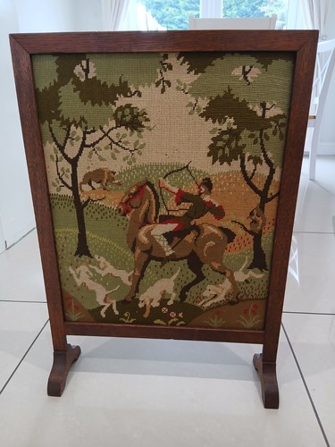 Tapestry fireplace screen - fireplace,