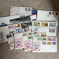 Varied and interesting Jersey First Day Cover Collection mini 