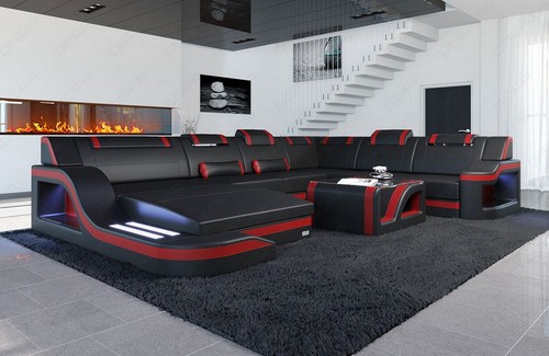 Sofa palermo xxl with led - xxl,