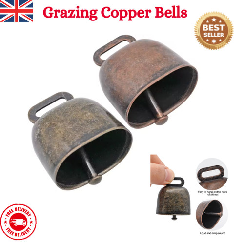 Grazing copper bells metal - grazing, bells,