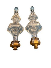 2 X Crystal Chandelier Finial
