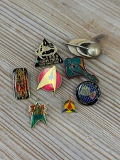 Vintage Star Trek Pin Badges