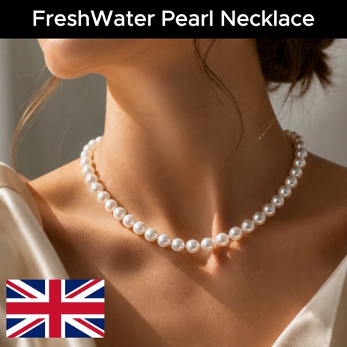 Natural white freshwater - natural, pearl