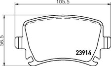 Mintex rear brake - rear,