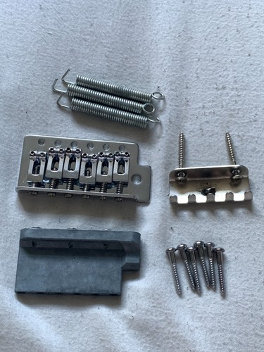 Chrome tremolo bridge - tremolo,