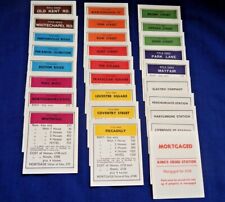 Monopoly Cards Traditional Spare Pieces Vintage - Please choose: