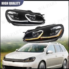 Pair Headlights For VW Golf