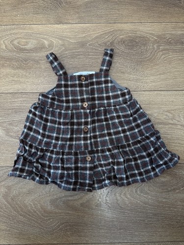 Zara baby girl plaid pinafore - baby,