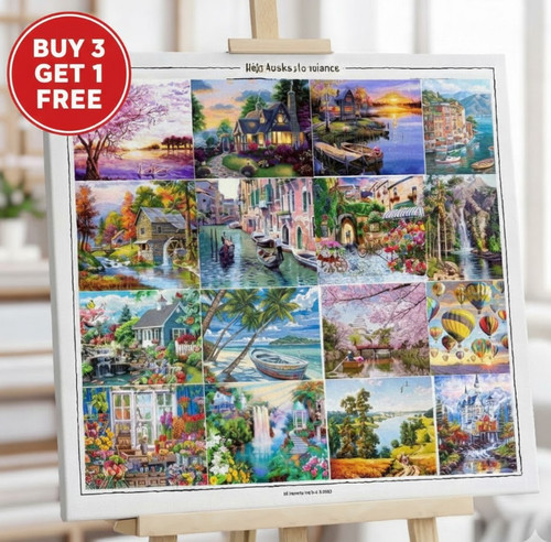 40x50cm paint numbers kit - 40x50cm, by