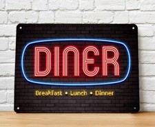  Diner Neon light effect PRINT