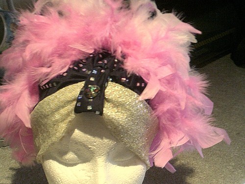 Black hologram sequin - black/hologram, turban