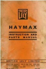 Lely Haymax Tedder Operators