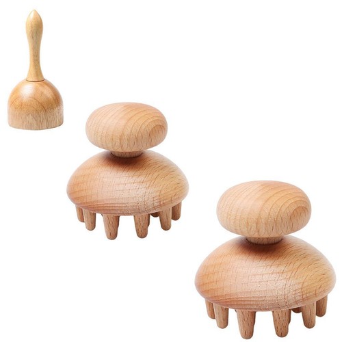 Wooden body massage tool foot - wooden,